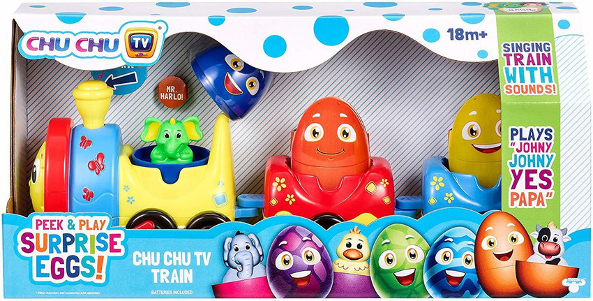 Peek Play Surprise Eggs Chuchu TV Chu Train TV for 18 month and
