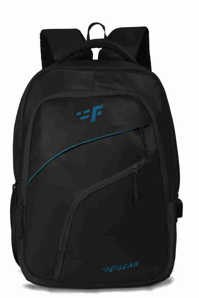 F GEAR Millionaire Doby 36 L Laptop Backpack Black Price in India Flipkart