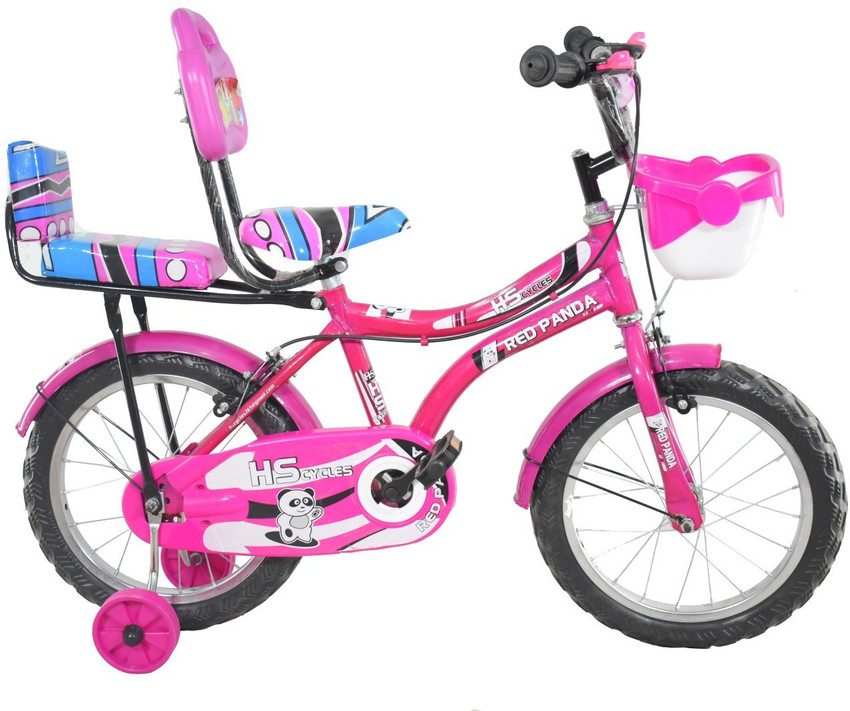 Mustang Panda Rim Bike For Kids Of Age 5 8 Yrs Pink White 16 T Recreation Cycle Price in India Buy Mustang Panda Rim Bike For Kids Of Age 5 8 Yrs