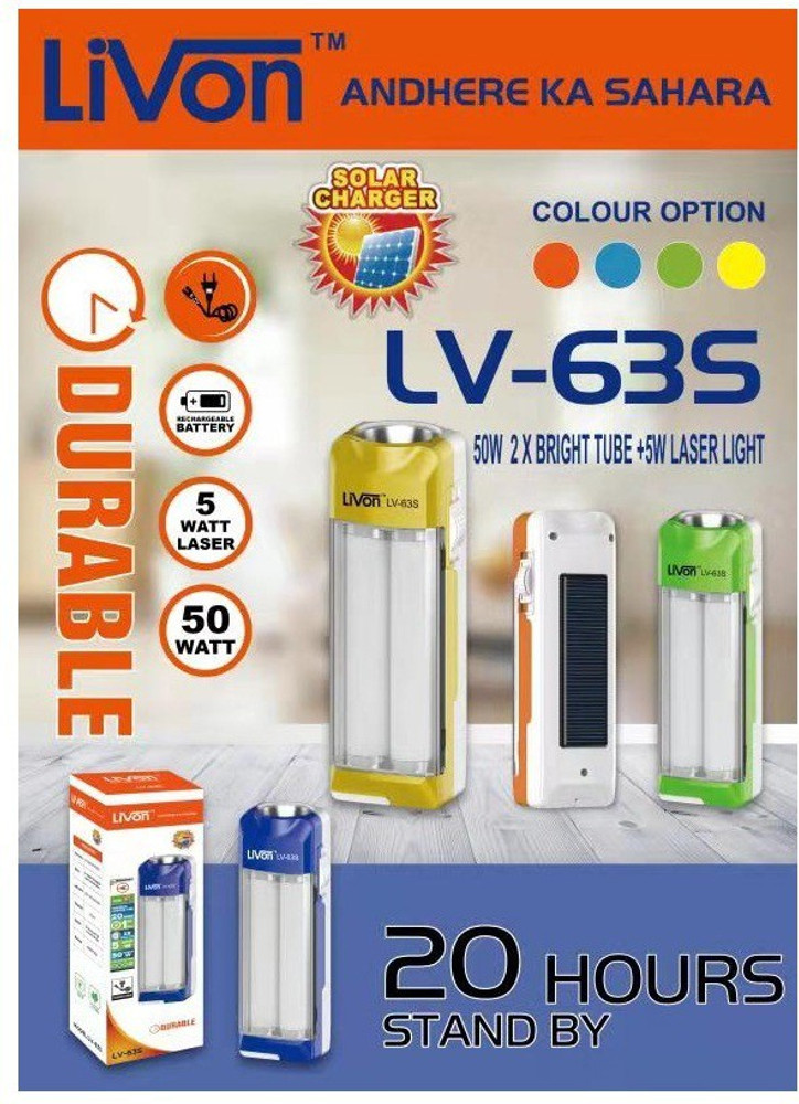 Livon solar store rechargeable lantern