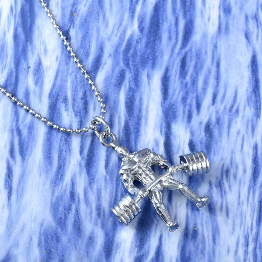 Dumbbell chain discount pendant