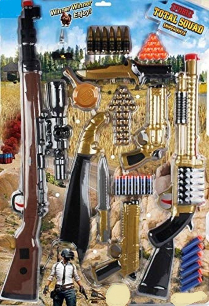 AVP PUBG Gun Total Squad Sniper Rifle Jumbo Size Package for Kids