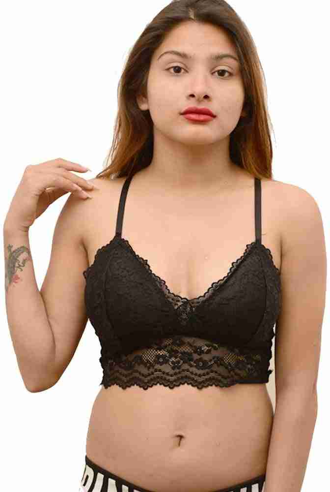 Slim Fit Women Bralette Top (Black) in Ludhiana at best price by Mani  Hosiery Works - Justdial