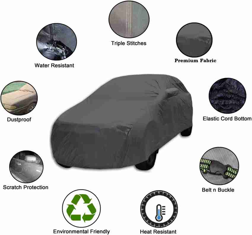 MOTROX Car Cover Compatible with BMW 5 Series with Mirror Pocket Triple  Stitched Bottom Elastic Water Resistant UV Protection & Dustproof Car Cover-Black  : : Car & Motorbike