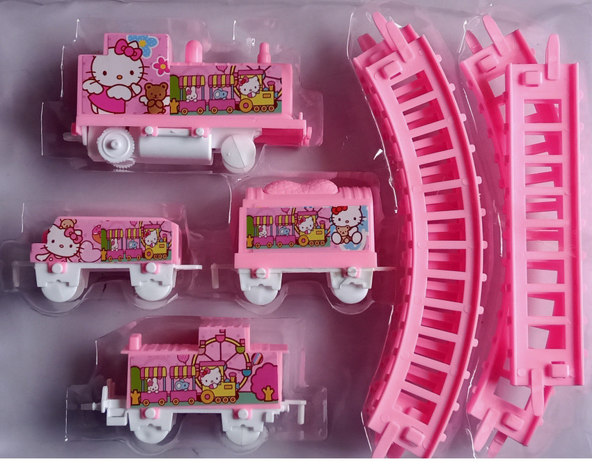 Pink electric train hotsell set