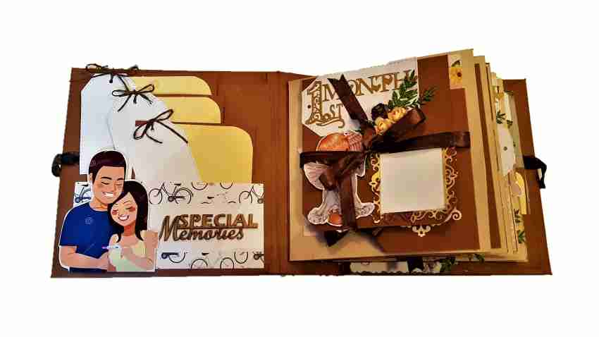 General Baby Scrapbook - 1st Year of Happiness - Handmade Scrapbook Album  Price in India - Buy General Baby Scrapbook - 1st Year of Happiness -  Handmade Scrapbook Album online at