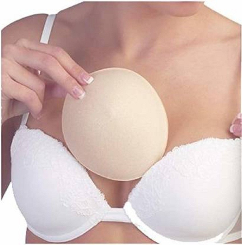 COTTON, LYCRA PUSH UP BRA PADS (MULTICOLOR PACK OF 3)