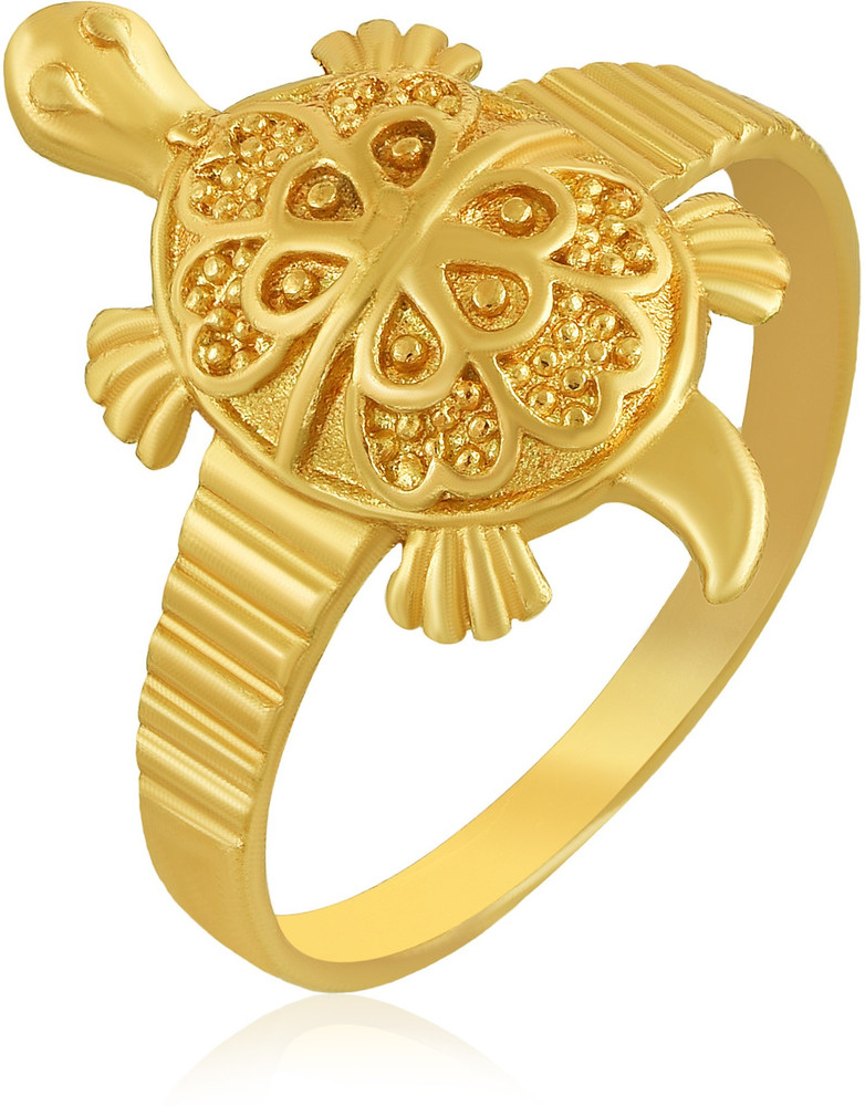 Gold kachua sale ring design