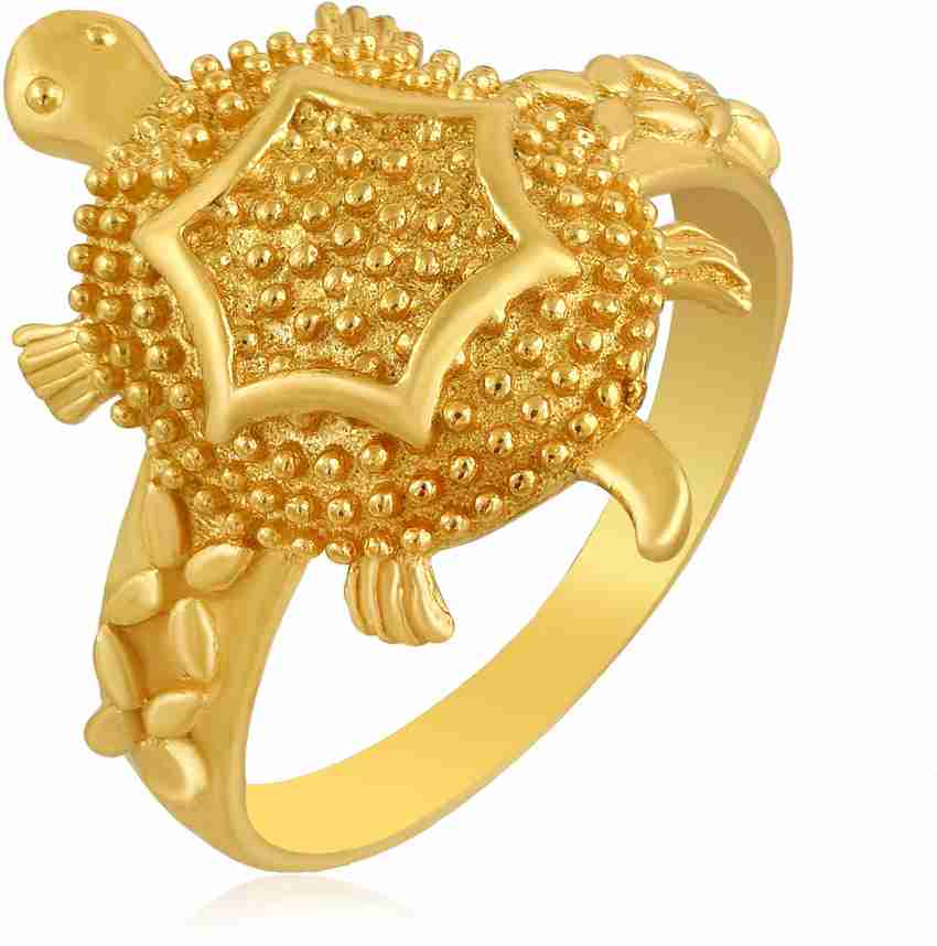 morir Gold Plated Vaastu Fengshui Kachua Tortoise Good Luck Charm