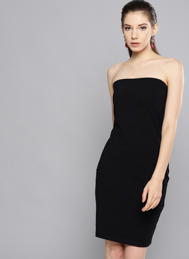 Tube black outlet gown