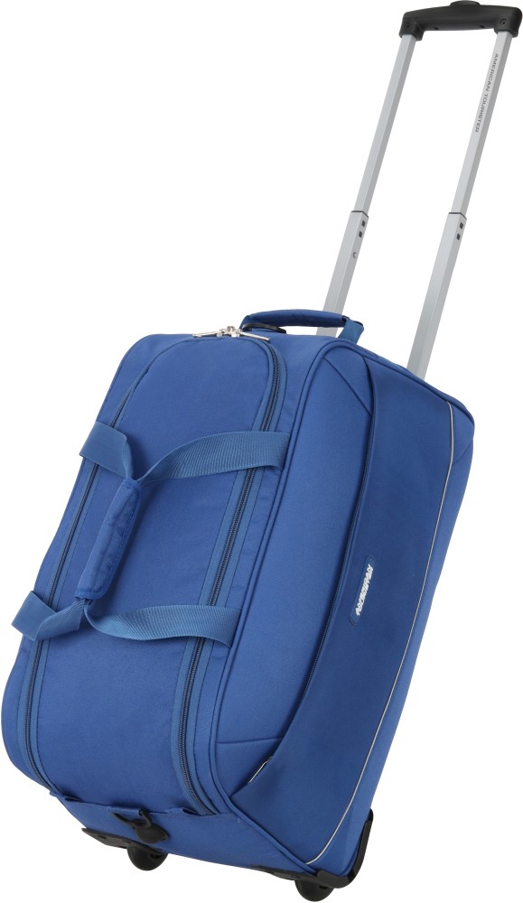 American tourister wheel 2025 duffle bag 57cm blue