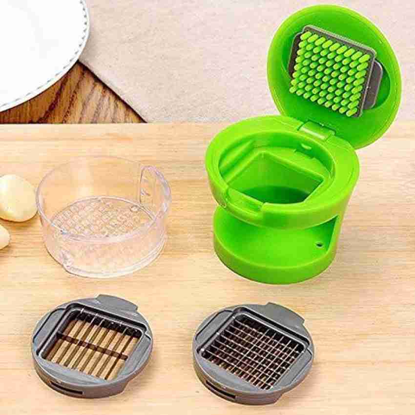 1pc Salad Cutter Chopping Bowl Fruit Vegetable Slicer Divider Quick Slicer  Chunk Tool