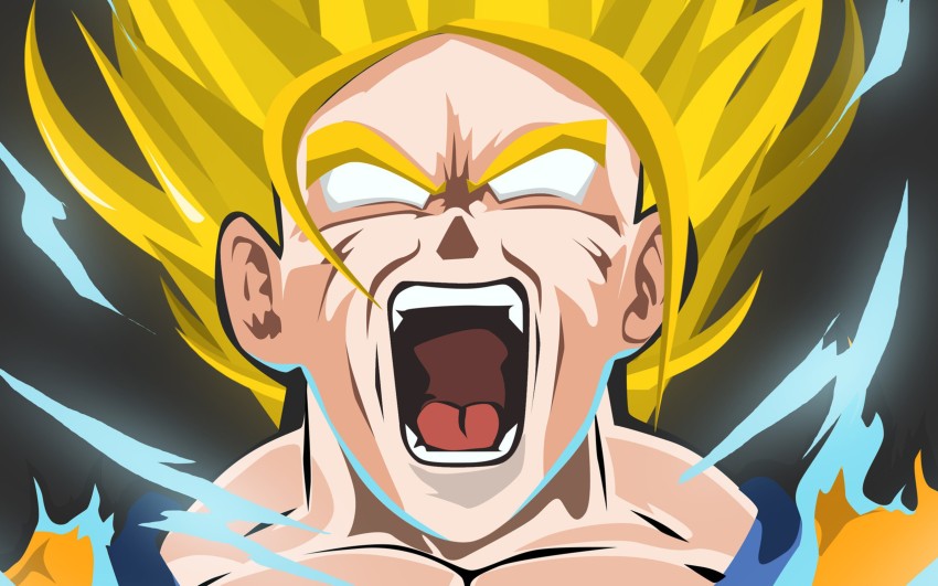 dragon ball z goku super saiyan 2 wallpaper