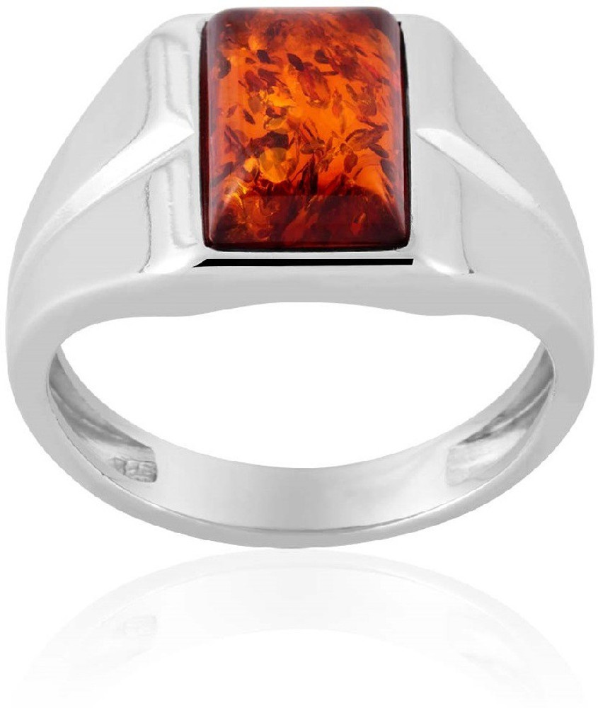 Amber stone ring price sales