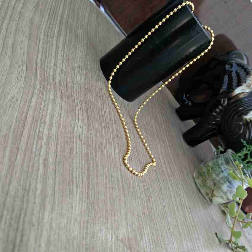 Malin Lock Necklace Gold