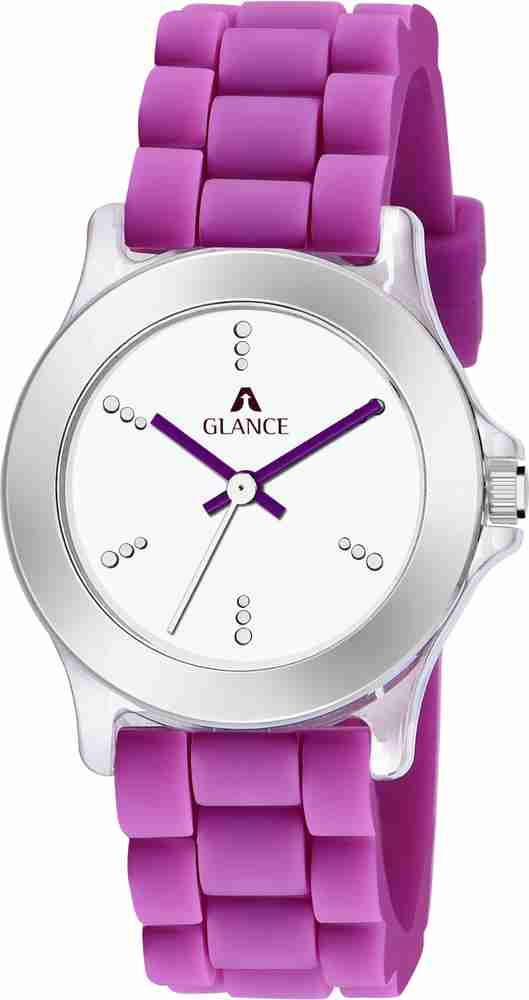 Aglance 9827PP06 purple Silicon Analog Watch For Girls Buy Aglance 9827PP06 purple Silicon Analog Watch For Girls 9827pp06 Online at Best Prices in India Flipkart
