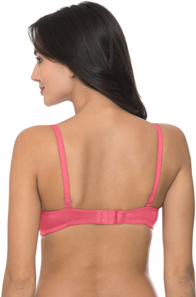 KOMLI by Komli Komli Baby Pink Heavy Padded Full Coverage Wirefree Bra  Women T-Shirt Heavily Padded Bra