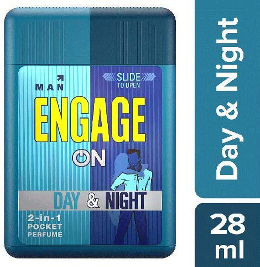 Engage On 2 In 1 Perfume Man Day Night Work Party 28ml Each