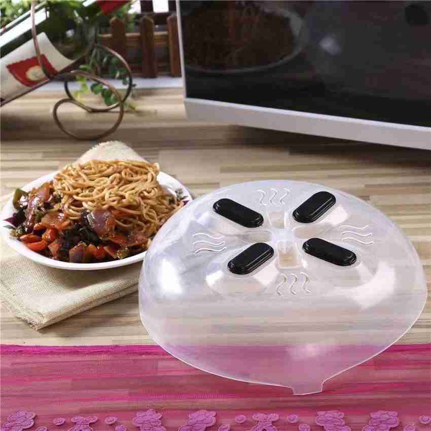 1pc Magnetic Microwave Splatter Cover For Food, Reusable Oven Cooking  Anti-Splatter Guard Lid With Steam Vents Hover Cover