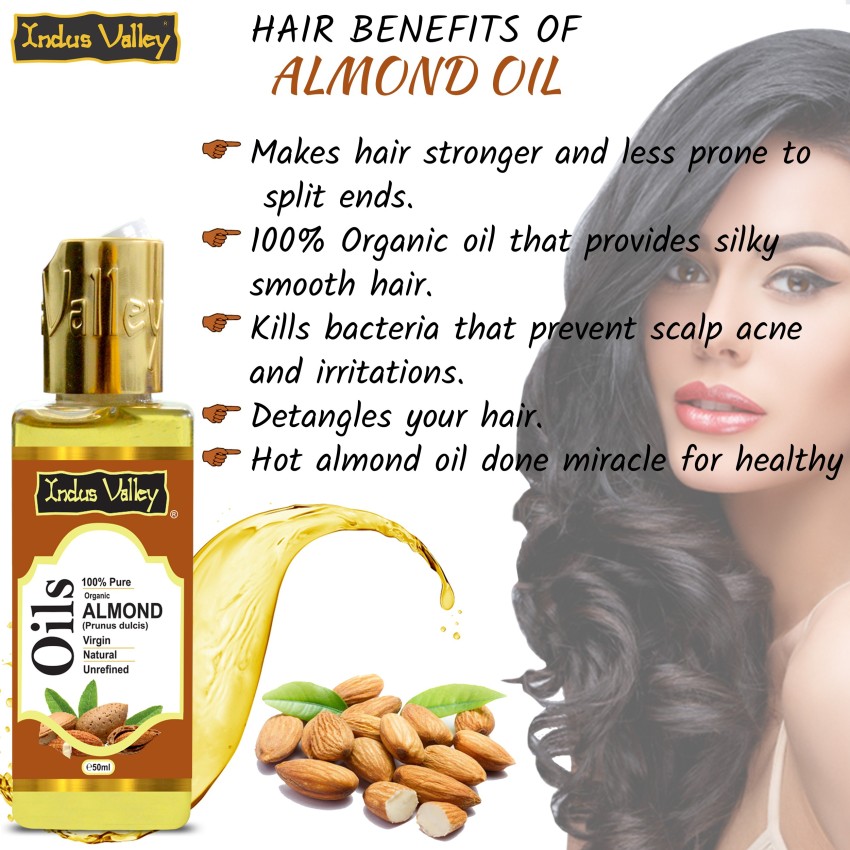 Indus Valley 100 Virgin Almond Carrier Oil  Best for Healthy Hair and  Skin  Price in India Buy Indus Valley 100 Virgin Almond Carrier Oil   Best for Healthy Hair and
