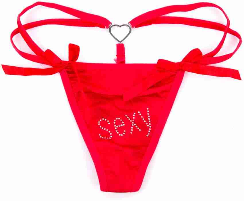 Buy Buy Best Women Thong Red Panty Online at Best Prices in