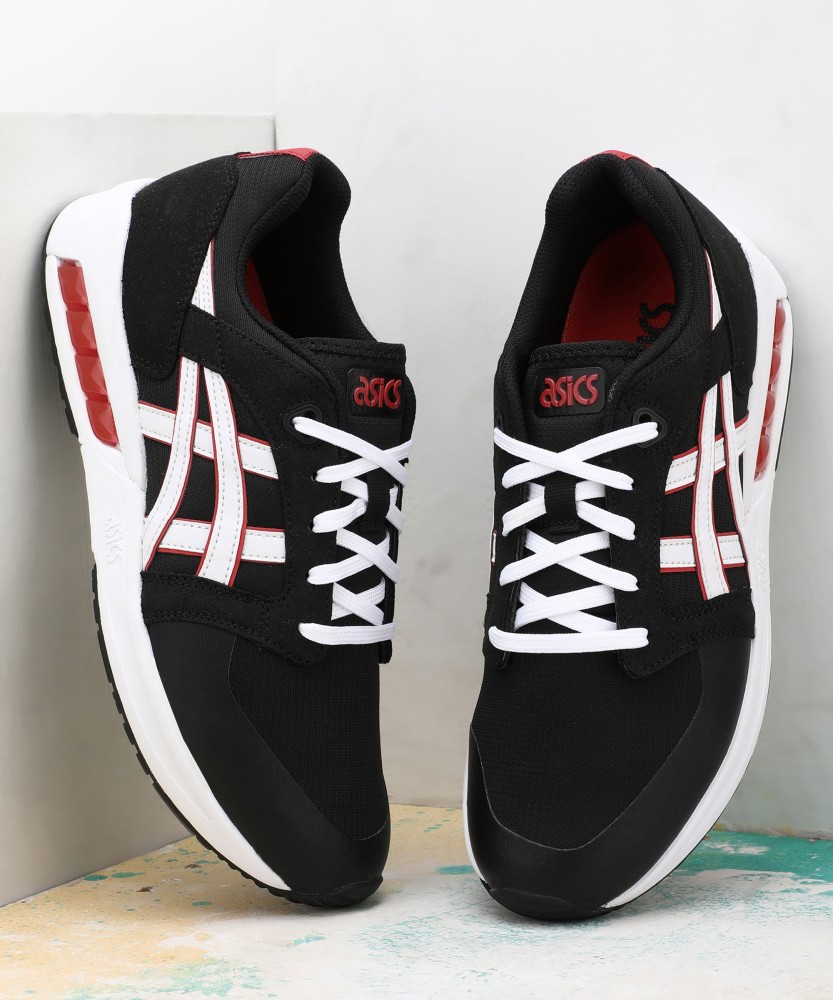 Asics gel saga black deals white