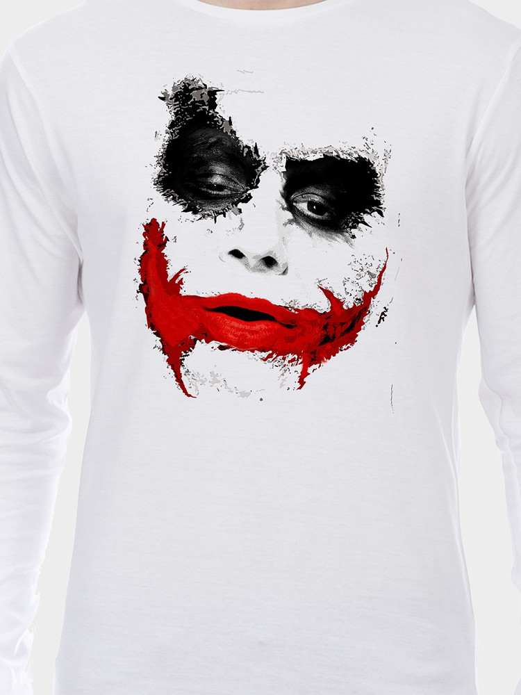 Joker print t shirt discount