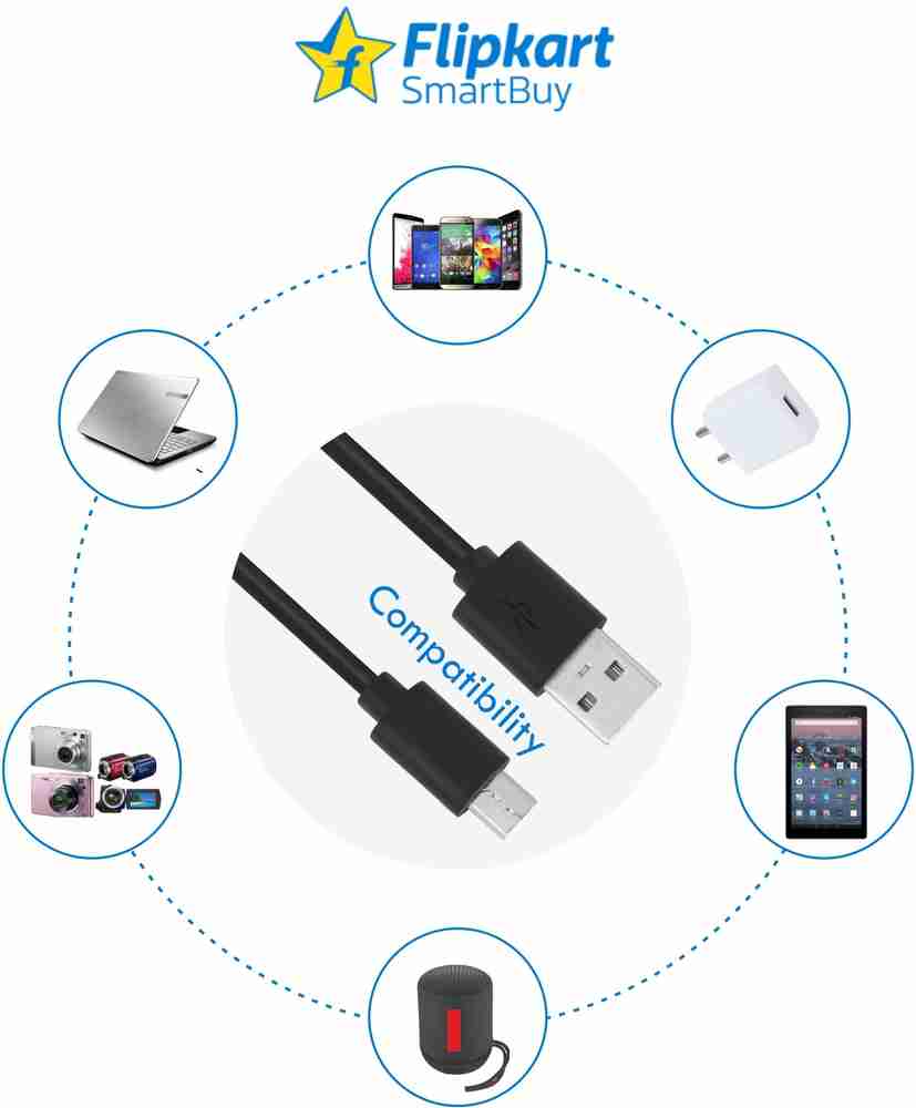 Flipkart SmartBuy Micro USB Cable 2 A 1 m AMFPB1M02 Flipkart