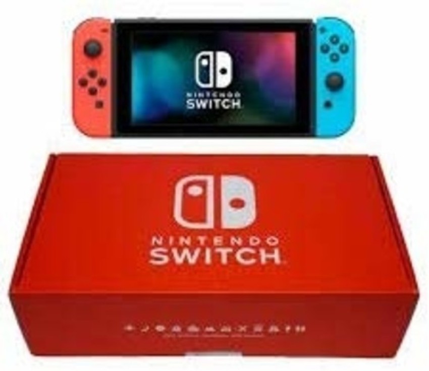 Nintendo Switch Console with Neon Blue/Neon Red Joy-Con Controller