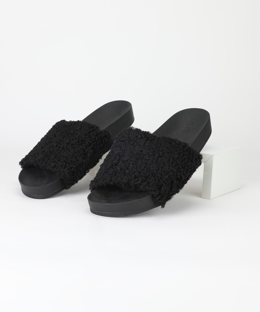 Forever 21 best sale fur slides