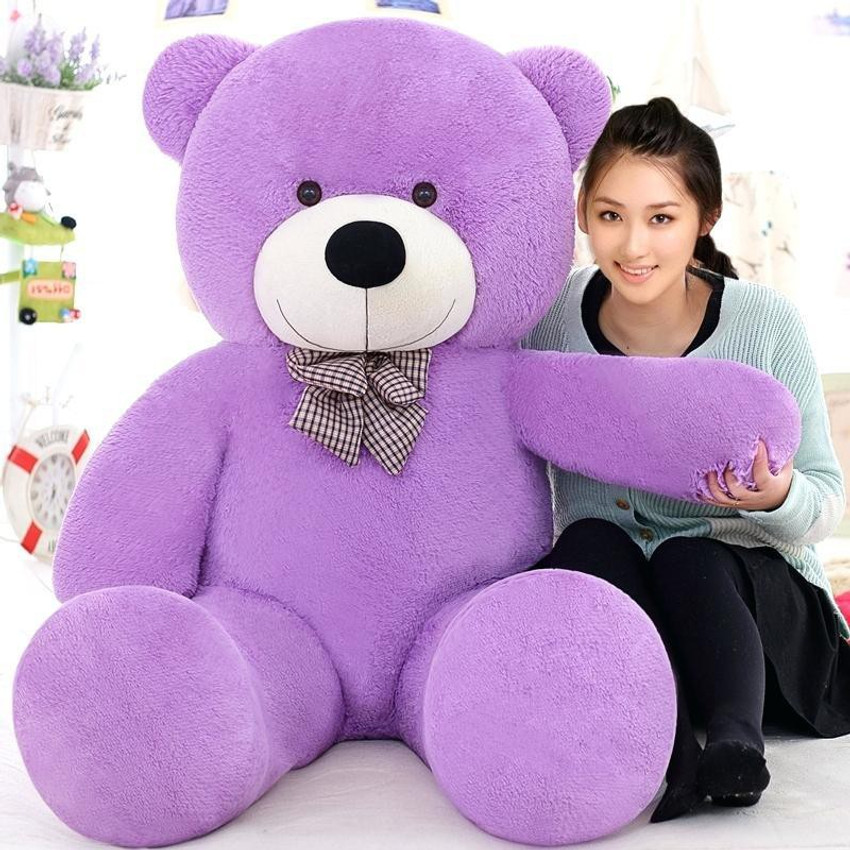 RIYASAT 3 feet Purple Color Teddy Bear Soft And Cute R 210 90 cm