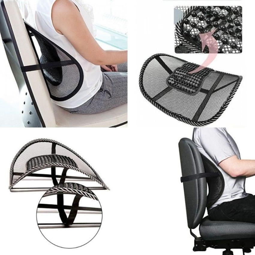 Car Seat Office Chair Massage Back Brace Lumbar Support Ventilate