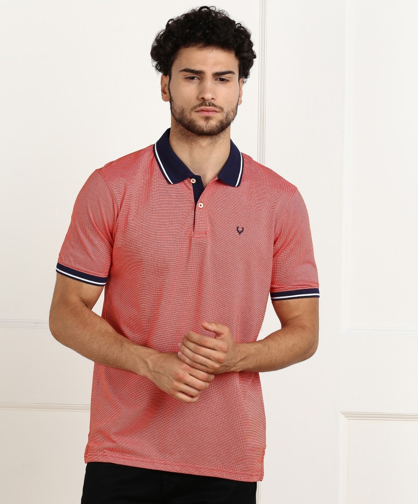 allen solly red t shirt