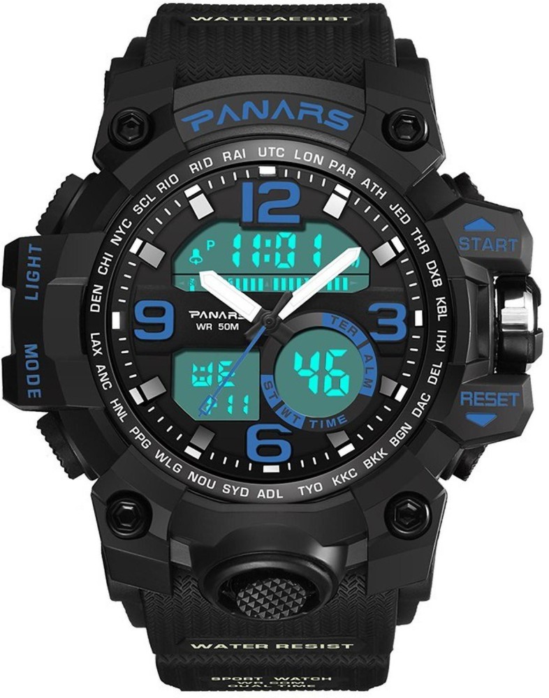 PANARS Digital Movement Multi Functional Water Resistant Sports