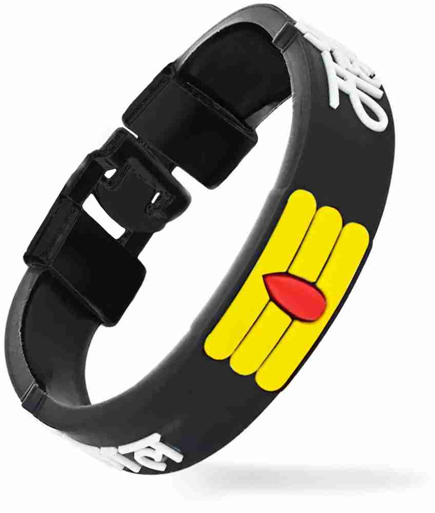 SHI Jewellery Mahakal Bracelet band Wrist Band With Lock Free Size