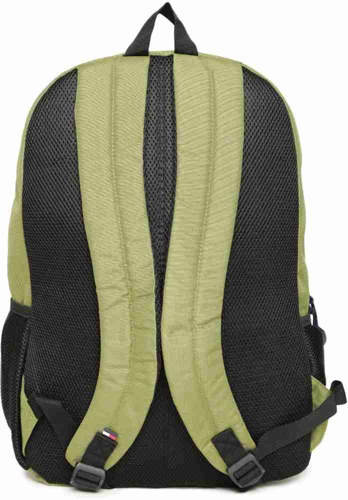 TOMMY HILFIGER Quilted Backpack 23 L Backpack Olive Price in
