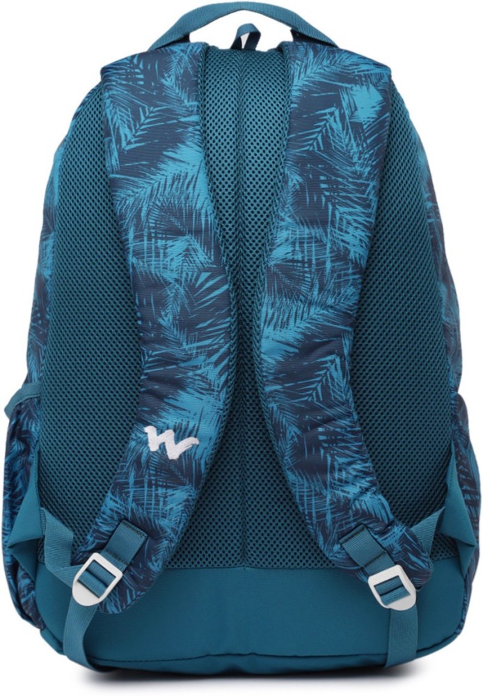 Wildcraft men 2025 blue graphic backpack