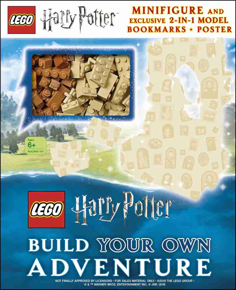 harry potter lego book build your own adventure hard cover