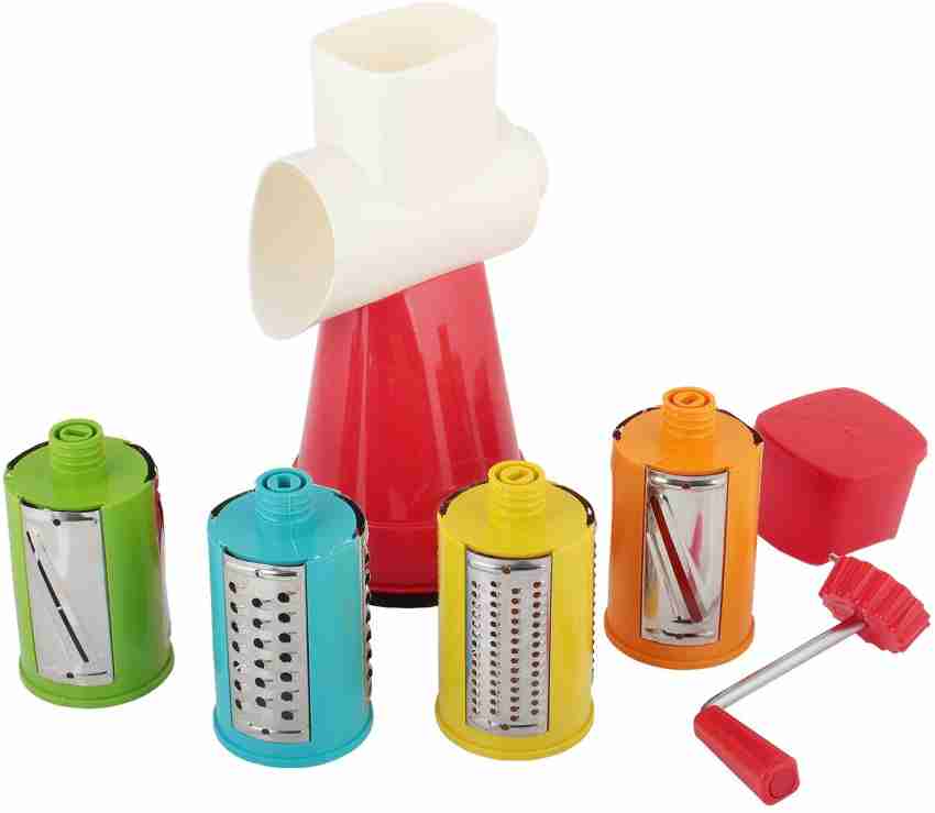 Buy RYLAN Plastic Rotary Manual Vegetable Slice, Grater, Shredder, Salad  Maker, Multicolor Online at Best Prices in India - JioMart.