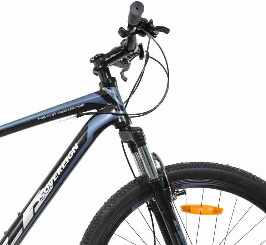 La Sovereign Ecofit Bike For Adults Black Grey 27.5 T Mountain