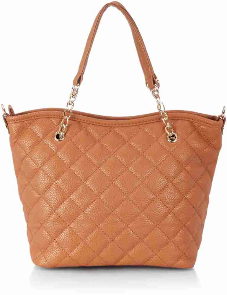 Buy Caprese Women Tan Satchel Tan Online Best Price in India