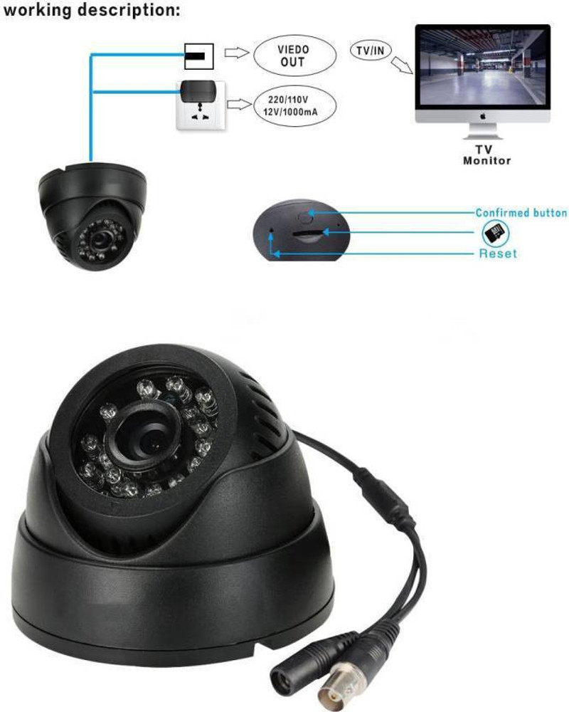 Inbuilt dvr shop cctv camera