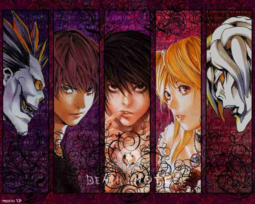 Death Note Anime Poster - Exclusive Artwork Collection  Paper, Unframed,  No Sticker, Paper Print - Animation & Cartoons posters in India - Buy art,  film, design, movie, music, nature and educational