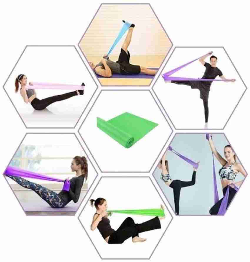 Yoga Bands Exercise Stretch Perfect For Tone Legs Ankle Arms Thigh Gym  Pilates Physical Therapy Warm Up Activities - Green at Rs 498.00, Leg  Exercise Equipment