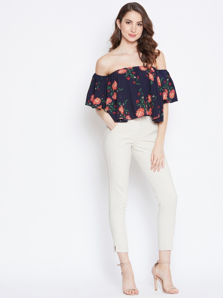 Flipkart off shoulder online tops