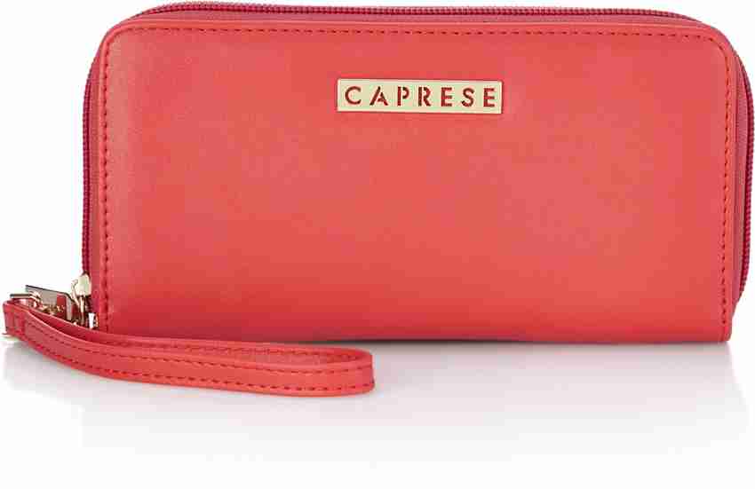 Caprese Women Casual Pink Artificial Leather Wallet Coral Price in India Flipkart