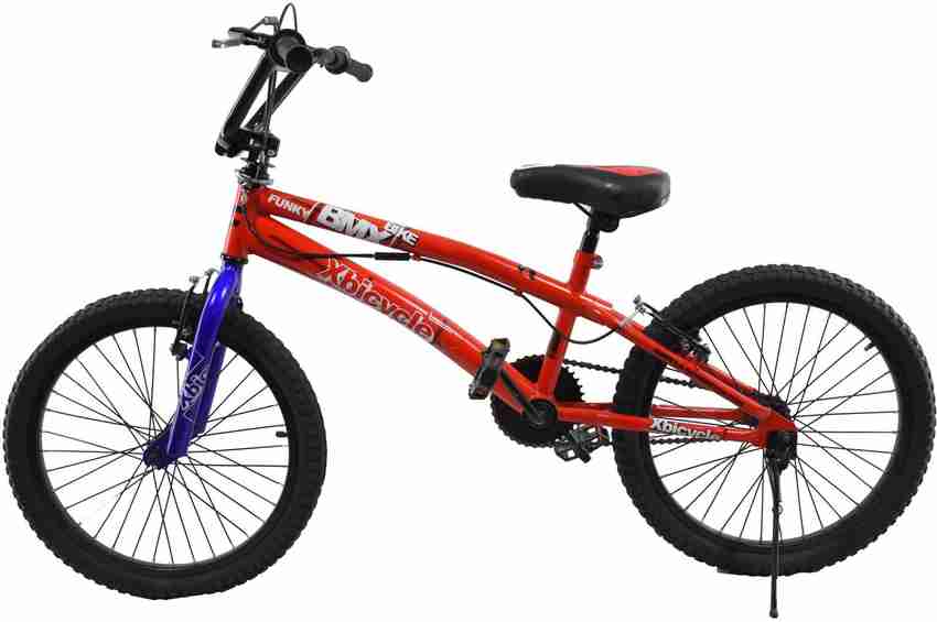 X Bicycle BMX Funky Bike For Kids Of Age 5 8 Yrs Red Blue 20 T