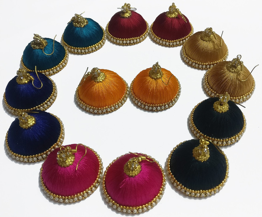 Thread online earrings set