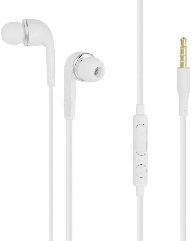 Dilurban Genuine Best White Earphone Wired Headset with Mic Wired