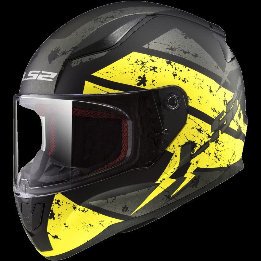 LS2 FF 353 RAPID DEADBOLT MATT BLACK YELLOW FLORESCENT Motorbike